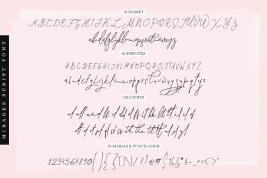 Mirages Font by Pasha Larin — Script Handwritten Font — thumbnail 7