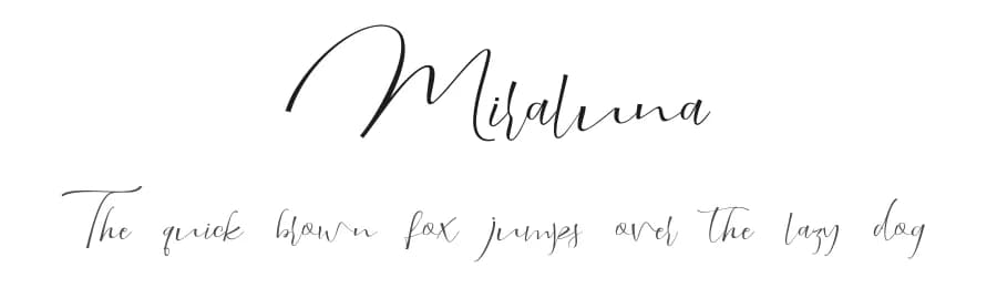 Miraluna by Bonjour Type — Script Handwritten Font