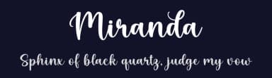 Miranda by Graphix Line Studio — Script Handwritten Font — thumbnail 2