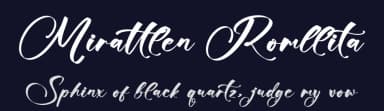 Mirattlen Romllita by Letterena Studios — Script Handwritten Font — thumbnail 2