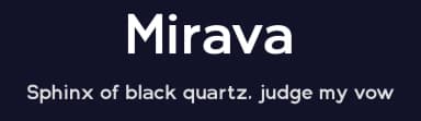Mirava by Din Studio — Sans Serif Font — thumbnail 2