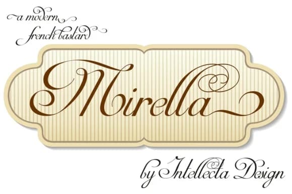 Mirella Font by Intellecta Design — Script Handwritten Font