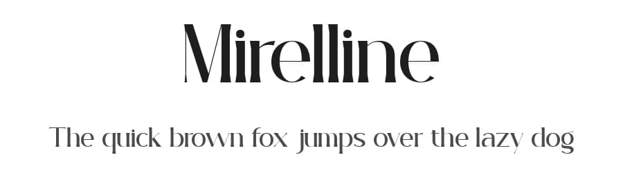 Mirelline by Muksal Creative — Serif Font