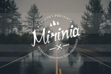 Mirinia Font by EdricStudio — Script Handwritten Font — thumbnail 1