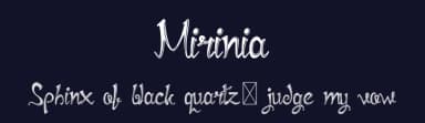 Mirinia by Edric Studio — Script Handwritten Font — thumbnail 2