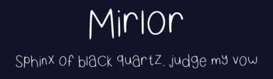 Mirlor by Mirlor Design — Script Handwritten Font — thumbnail 2