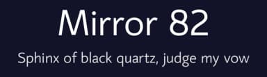Mirror 82 by Igor Kosinsky — Sans Serif Font — thumbnail 2