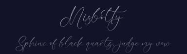 Misbotty by Letterena Studios — Script Handwritten Font — thumbnail 2