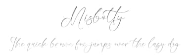Misbotty by Letterena Studios — Script Handwritten Font — thumbnail 1