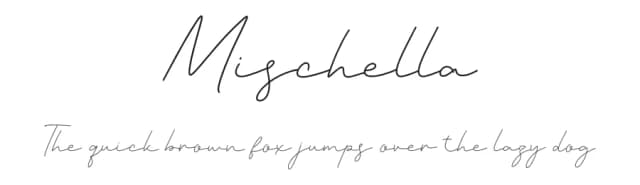 Mischella by peterdraw — Script Handwritten Font