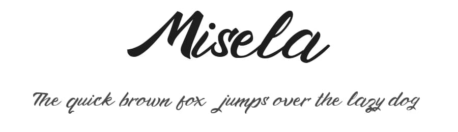 Misela by Maulana Creative — Script Handwritten Font