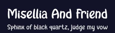 Misellia And Friend by 7NTypes — Script Handwritten Font — thumbnail 2