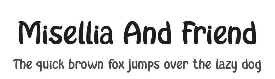 Misellia And Friend by 7NTypes — Script Handwritten Font