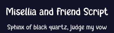 Misellia and Friend Script by 7NTypes — Script Handwritten Font — thumbnail 2