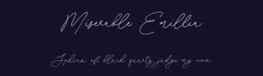 Miserable Emillia by Allouse Studio — Script Handwritten Font — thumbnail 2