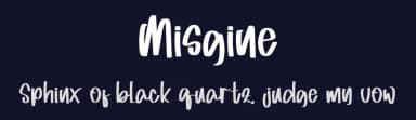 Misgine by Inermedia Studio — Script Handwritten Font — thumbnail 2