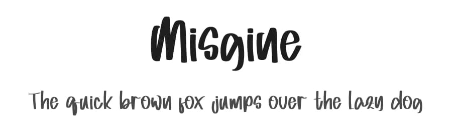 Misgine by Inermedia Studio — Script Handwritten Font