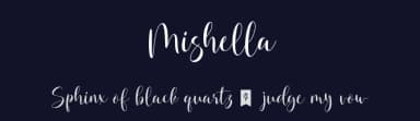 Mishella by Cupcake Std — Script Handwritten Font — thumbnail 2