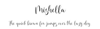 Mishella by Cupcake Std — Script Handwritten Font — thumbnail 1