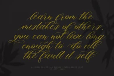 Mishora Script Font by Lettersams — Script Handwritten Font — thumbnail 5