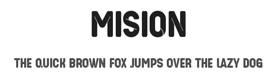Mision by Perfectype — Sans Serif Font