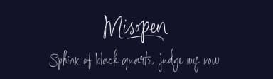 Misopen by Majestype — Script Handwritten Font — thumbnail 2