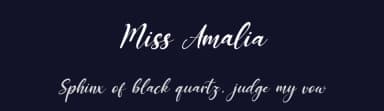 Miss Amalia by Kong Font — Script Handwritten Font — thumbnail 2