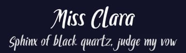 Miss Clara by 7NTypes — Script Handwritten Font — thumbnail 2