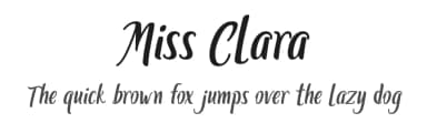 Miss Clara by 7NTypes — Script Handwritten Font — thumbnail 1