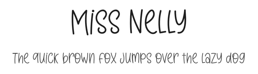 Miss Nelly by Tokokoo Studio — Script Handwritten Font