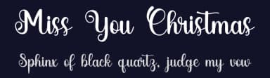 Miss You Christmas by Inermedia Studio — Script Handwritten Font — thumbnail 2