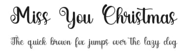 Miss You Christmas by Inermedia Studio — Script Handwritten Font — thumbnail 1