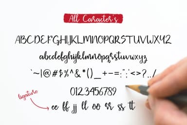 Missaki Font by Atjcloth Studio — Script Handwritten Font — thumbnail 8