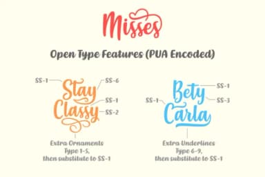 Misses Font by Situjuh — Script Handwritten Font — thumbnail 6