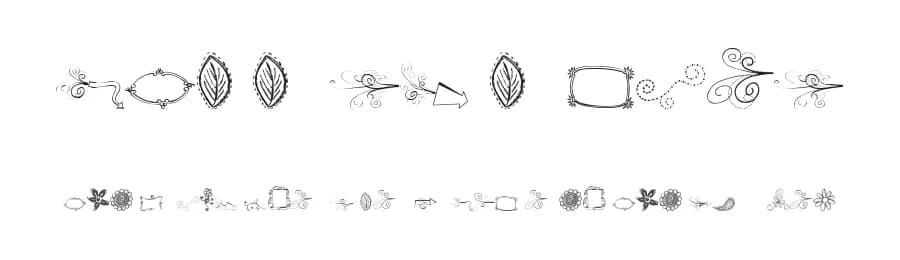 MTF Funk Fusion by Miss Tiina Fonts - MTF — Dingbats Font