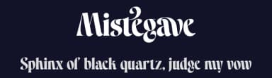 Mistegave by ToniStudio — Serif Font — thumbnail 2