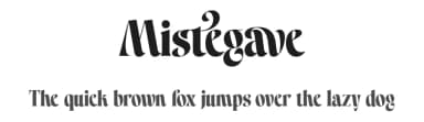 Mistegave by ToniStudio — Serif Font — thumbnail 1