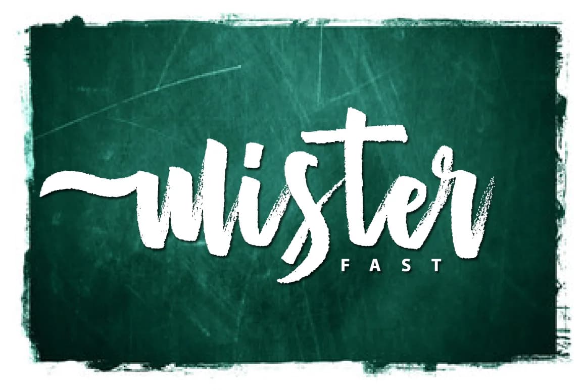 Mister Fast Font by Atjcloth Studio — Script Handwritten Font
