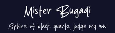 Mister Bugadi by MJType — Script Handwritten Font — thumbnail 2