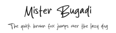 Mister Bugadi by MJType — Script Handwritten Font — thumbnail 1