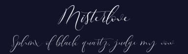 Misterlove by Doehantz Studio — Script Handwritten Font — thumbnail 2