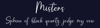Misters by Design Vector10 — Script Handwritten Font — thumbnail 2