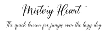 Mistery Heart by Sronstudio — Script Handwritten Font — thumbnail 1