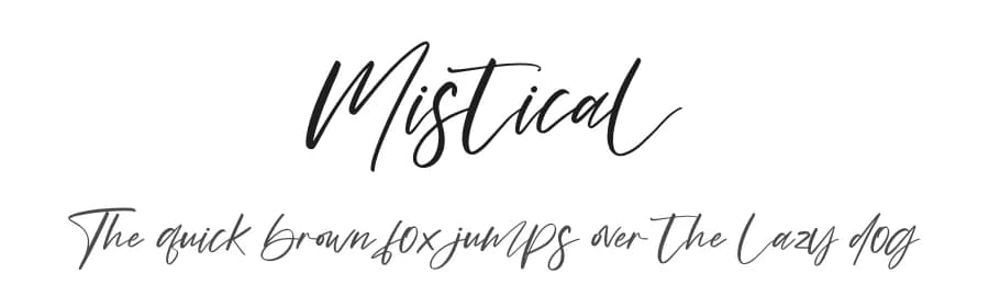 Mistical by Perspectype Studio - Letterena.com — Script Handwritten Font
