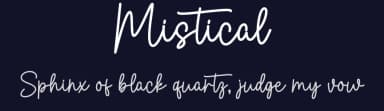 Mistical by Wahyu Studio — Script Handwritten Font — thumbnail 2