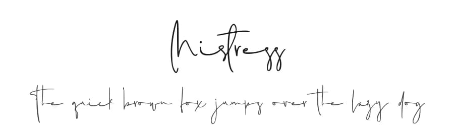 Mistress by FallenGraphic Studio — Script Handwritten Font — preview 1