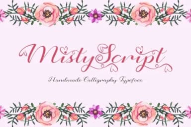 Misty Script Font by utopiabrand19 — Script Handwritten Font — thumbnail 1