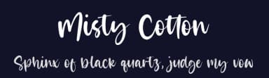 Misty Cotton by Letterative Studio — Script Handwritten Font — thumbnail 2