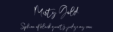 Misty Gold by erlosDESIGN — Script Handwritten Font — thumbnail 2