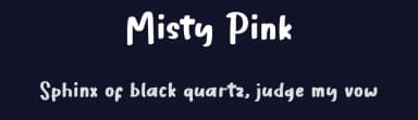 Misty Pink by Sronstudio — Script Handwritten Font — thumbnail 2